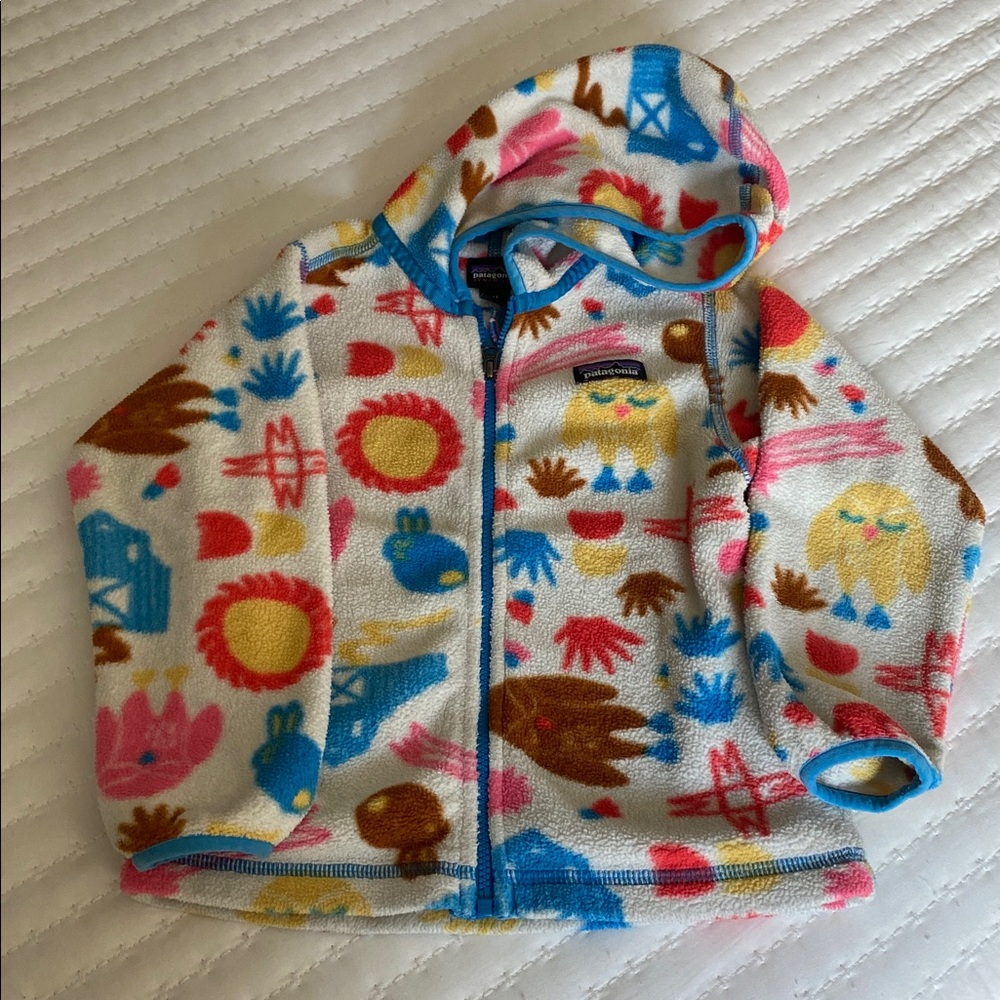 Patagonia toddlers synchilla fleece zip up jacket